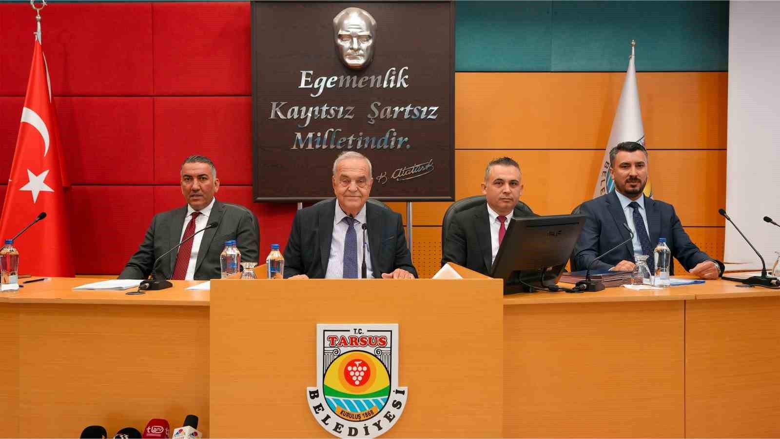 TARSUS BELEDİYESİNİN KASIM AYI OLAĞAN MECLİS TOPLANTISI, BELEDİYE BAŞKAN VEKİLİ MUZAFFER SADIK...