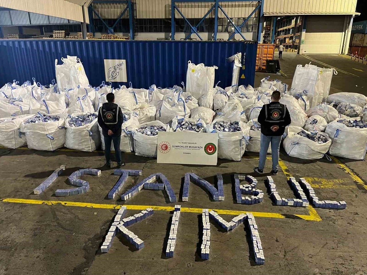 TİCARET BAKANLIĞI GÜMRÜKLER MUHAFAZA GENEL MÜDÜRLÜĞÜNCE AMBARLI GÜMRÜK LİMANI’NDA GERÇEKLEŞTİRİLEN...