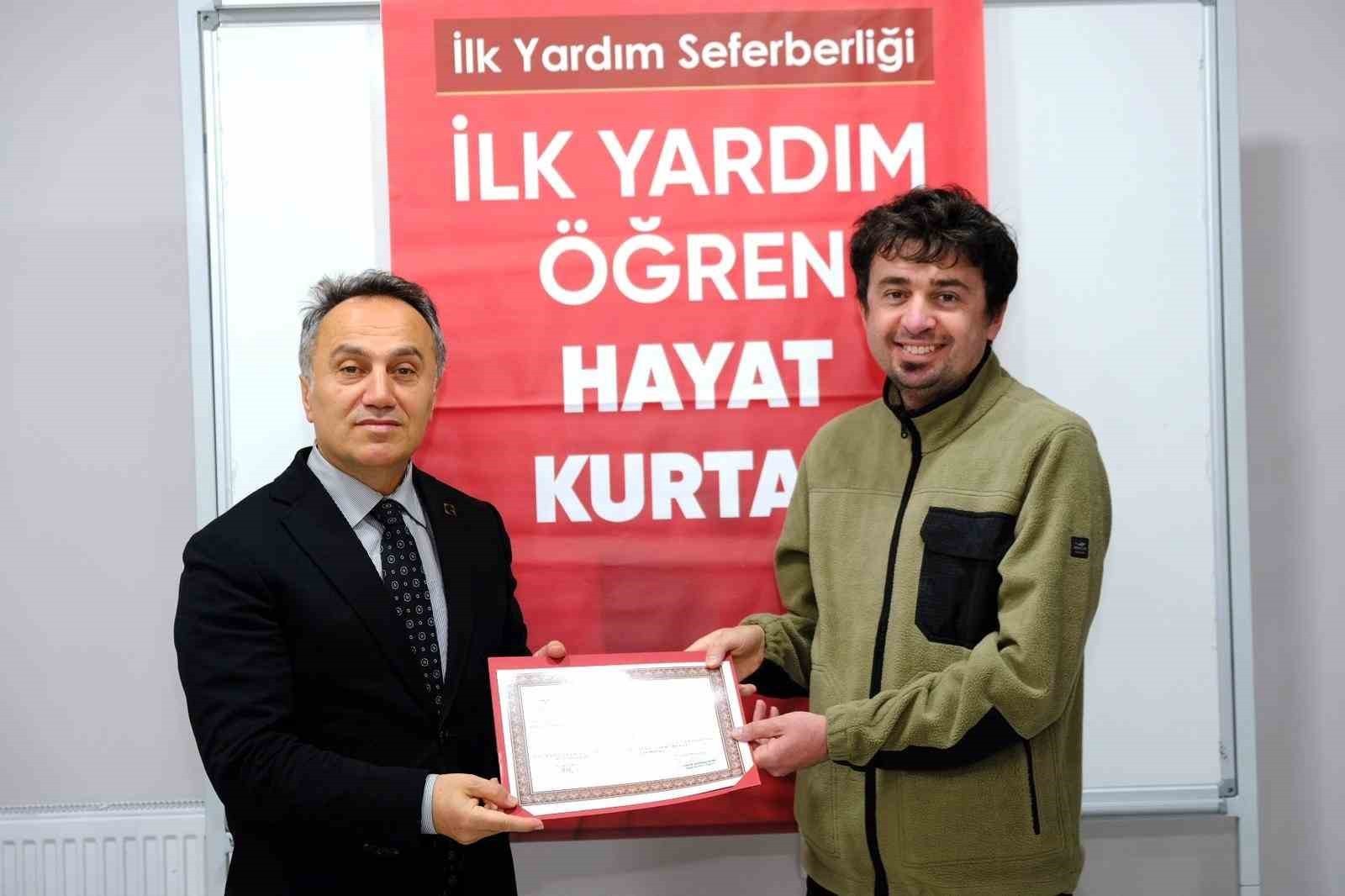 TOKAT GAZİOSMANPAŞA ÜNİVERSİTESİ (TOGÜ) İLKYARDIM EĞİTİM MERKEZİ, DÜZENLENEN TÖRENLE HİZMETE...