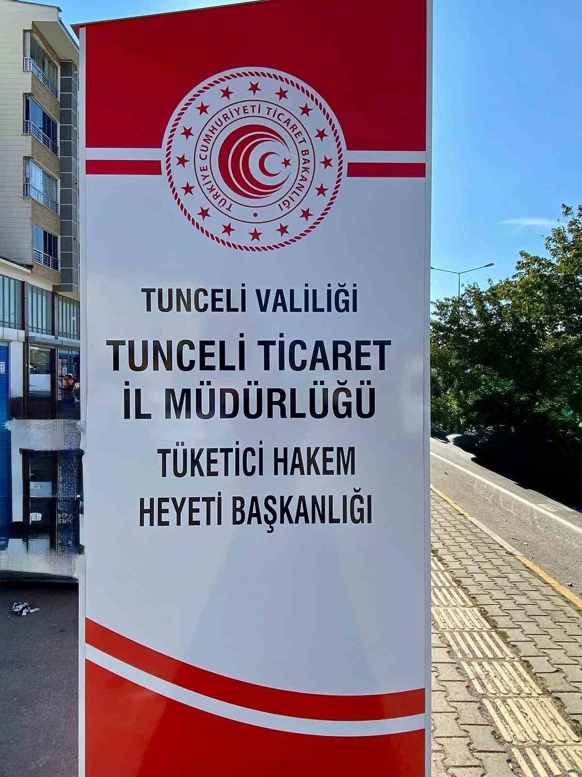 TUNCELİ TİCARET İL MÜDÜRLÜĞÜ TÜKETİCİ HAKEM HEYETİ, EKİM AYINDA 51 BAŞVURU ALIRKEN TOPLAM 984 BİN...