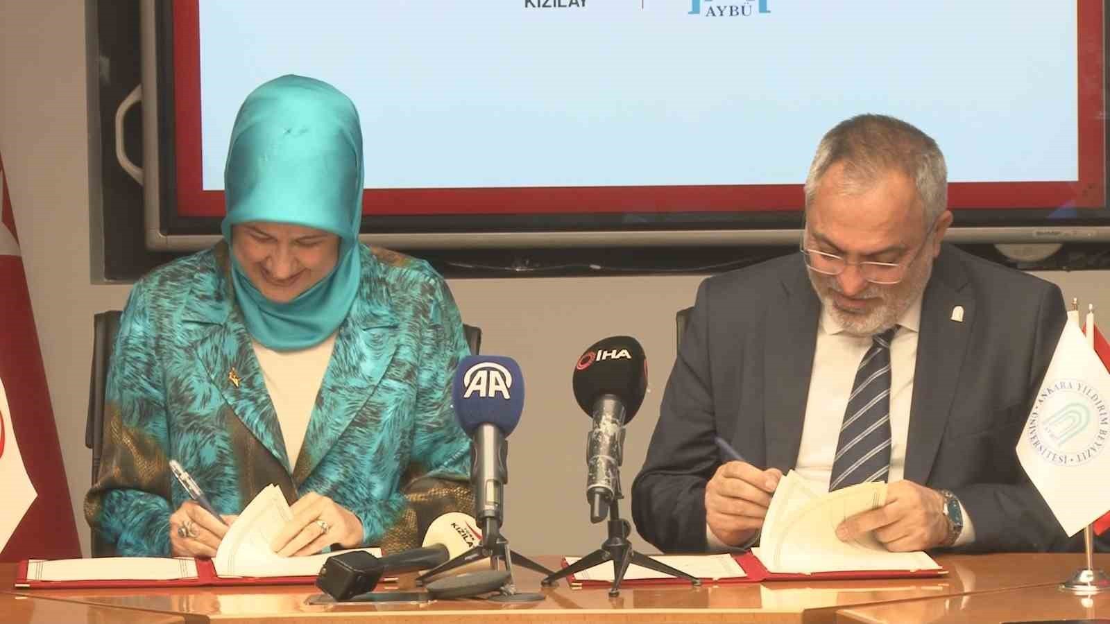 TÜRK KIZILAY VE ANKARA YILDIRIM BEYAZIT ÜNİVERSİTESİ (AYBÜ) ORTAKLIĞINDA GELİŞTİRİLEN PROJEYLE...