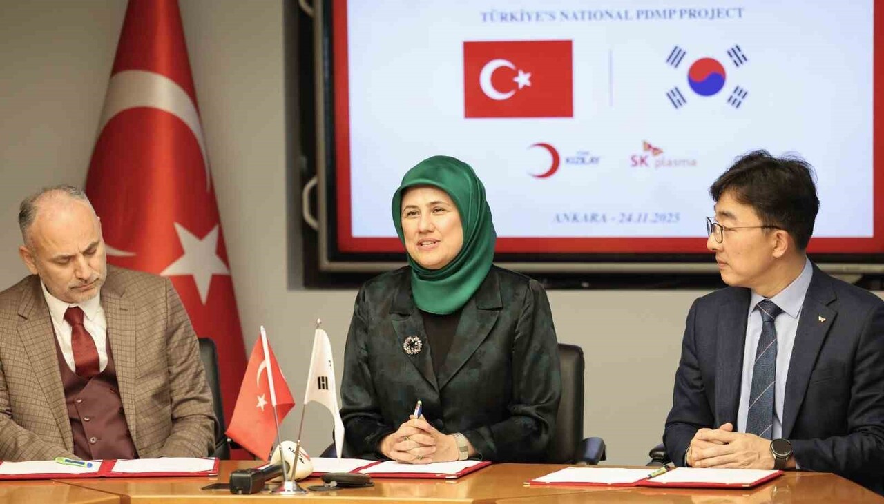 TÜRK KIZILAY VE GÜNEY KORELİ İLAÇ ŞİRKETİ SK PLASMA, TÜRKİYE’NİN İLK PLAZMA KAYNAKLI İLAÇ ÜRETİM...