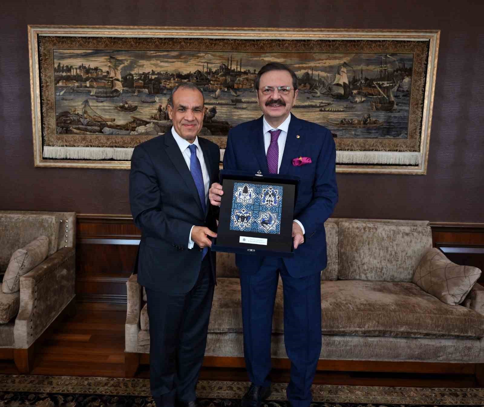 TÜRKİYE ODALAR VE BORSALAR BİRLİĞİ (TOBB) EV SAHİPLİĞİNDE TÜRKİYE-MISIR YUVARLAK MASA TOPLANTISI...