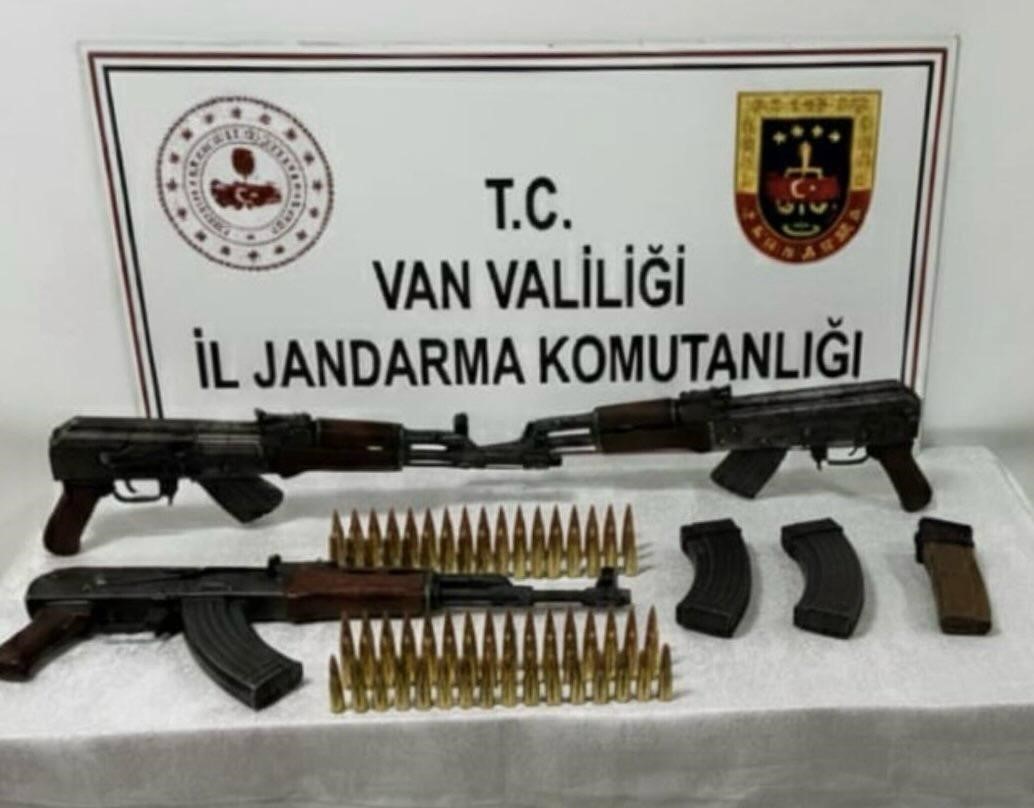 VAN’IN ÇALDIRAN İLÇESİNDE JANDARMA EKİPLERİNCE YÜRÜTÜLEN ÇALIŞMALAR SONUCUNDA 3 ADET UZUN NAMLULU...