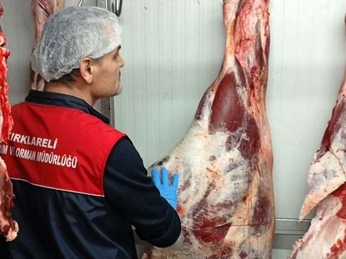 VİZE İLÇE TARIM VE ORMAN MÜDÜRLÜĞÜ GIDA KONTROL TEKNİK EKİPLERİ, ET SATIŞLARI YAPAN TOPLU TÜKETİM...