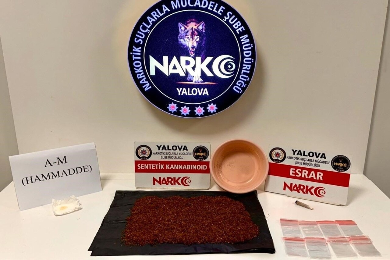 YALOVA'DA POLİS TARAFINDAN KASIM AYI İÇİNDE DÜZENLENEN UYUŞTURUCU OPERASYONLARINDA GÖZALTINA...