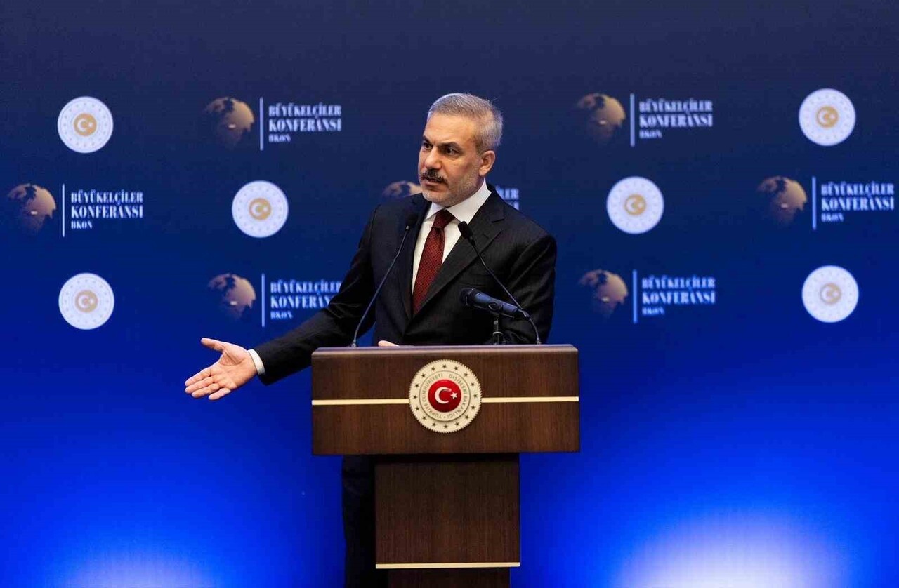 16. BÜYÜKELÇİLER KONFERANSI SON GÜNÜNDE CUMHURBAŞKANI YARDIMCISI CEVDET YILMAZ VE DIŞİŞLERİ BAKANI...