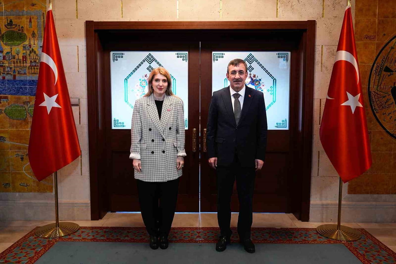 AK PARTİ MALATYA MİLLETVEKİLİ İNANÇ SİRAÇ KARA ÖLMEZTOPRAK, CUMHURBAŞKANI YARDIMCISI CEVDET YILMAZ...