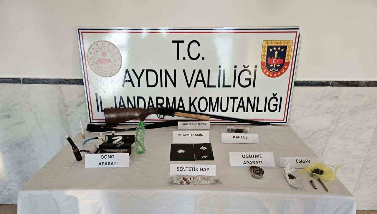 AYDIN'IN KUYUCAK, NAZİLLİ VE BUHARKENT İLÇELERİNDE YAPILAN EŞ ZAMANLI UYUŞTURUCU BASKININDA 3...