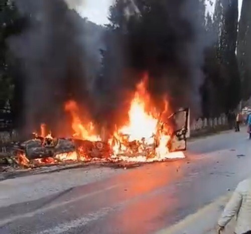 AYDIN’IN KÖŞK İLÇESİNDE İKİ ARACIN ÇARPIŞMASI SONUCU MEYDANA GELEN KAZADA 2 KİŞİ YARALANIRKEN...