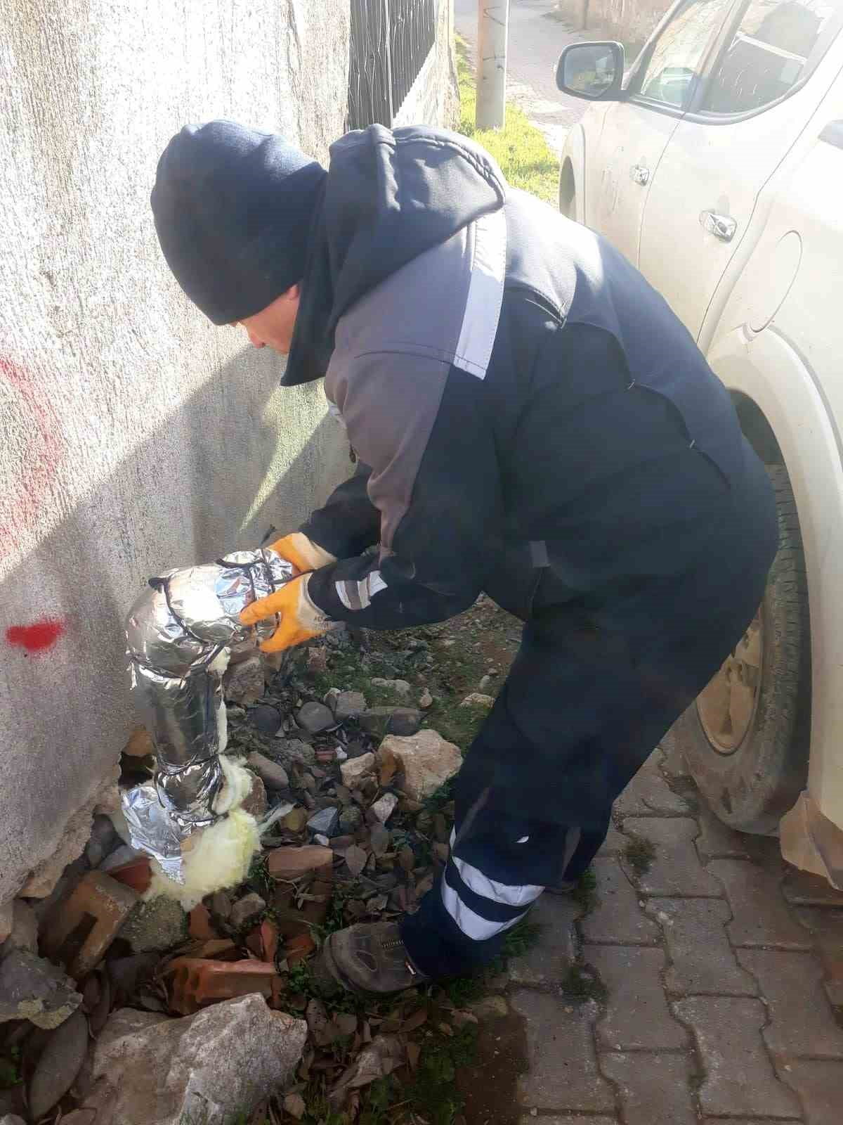 BALIKESİR SU VE KANALİZASYON İDARESİ GENEL MÜDÜRLÜĞÜ, SOĞUK HAVA VE BUZLANMA NEDENİYLE SU...