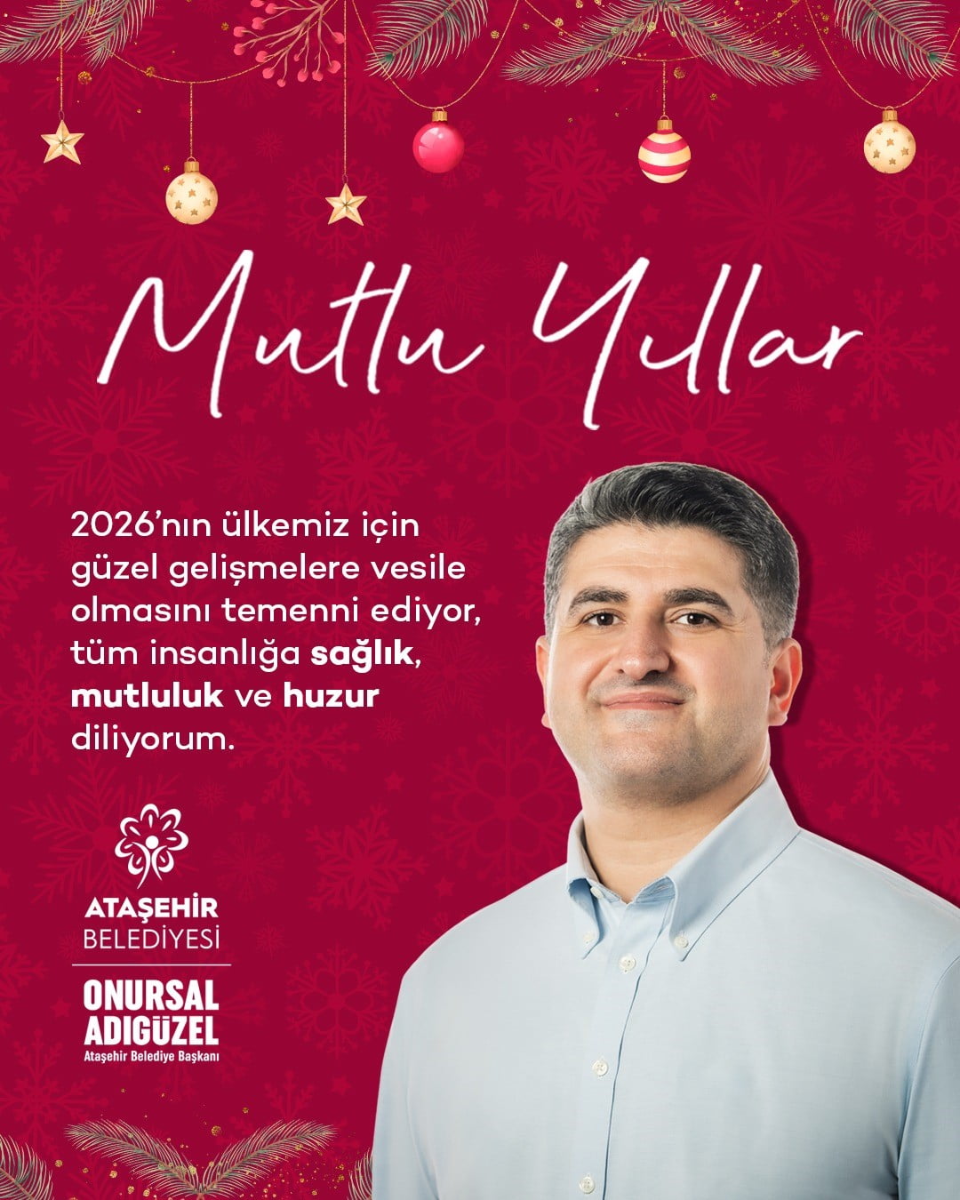 BELEDİYE BAŞKANI ONURSAL ADIGÜZEL
