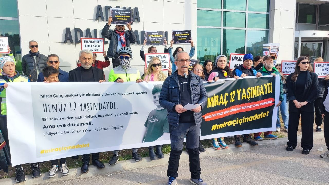 BİSİKLETLİ GRUP ADINA KONUŞAN KEMAL YÜCEL KONUŞTU