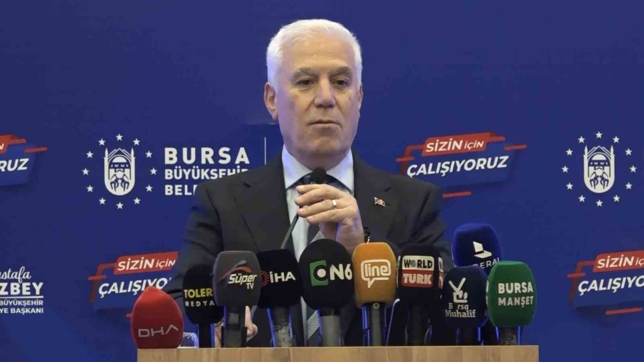 BURSA BÜYÜKŞEHİR BELEDİYE BAŞKANI MUSTAFA BOZBEY, BELEDİYENİN, BUSKİ VE İŞTİRAKLERİN GÜNCEL...