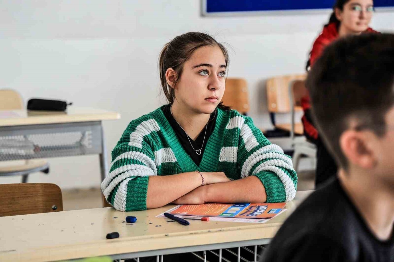 ÇAMELİ BELEDİYE TARAFINDAN DENEME SINAVI DESTEĞİ VERİLEN ATATÜRK ORTAOKULU ÖĞRENCİLERLE BİR ARAYA...