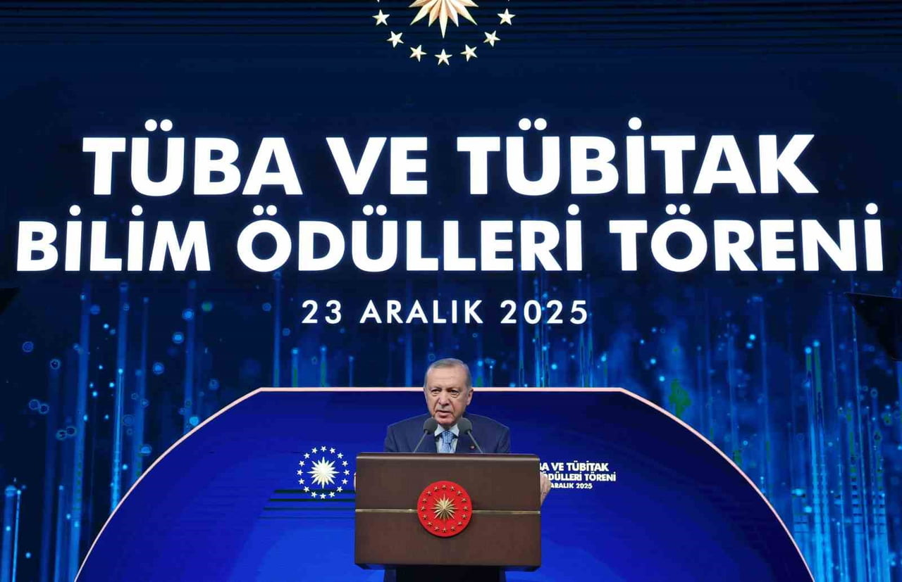 CUMHURBAŞKANI RECEP TAYYİP ERDOĞAN, 2025 TÜBA VE TÜBİTAK BİLİM ÖDÜLLERİ TÖRENİNDE...
