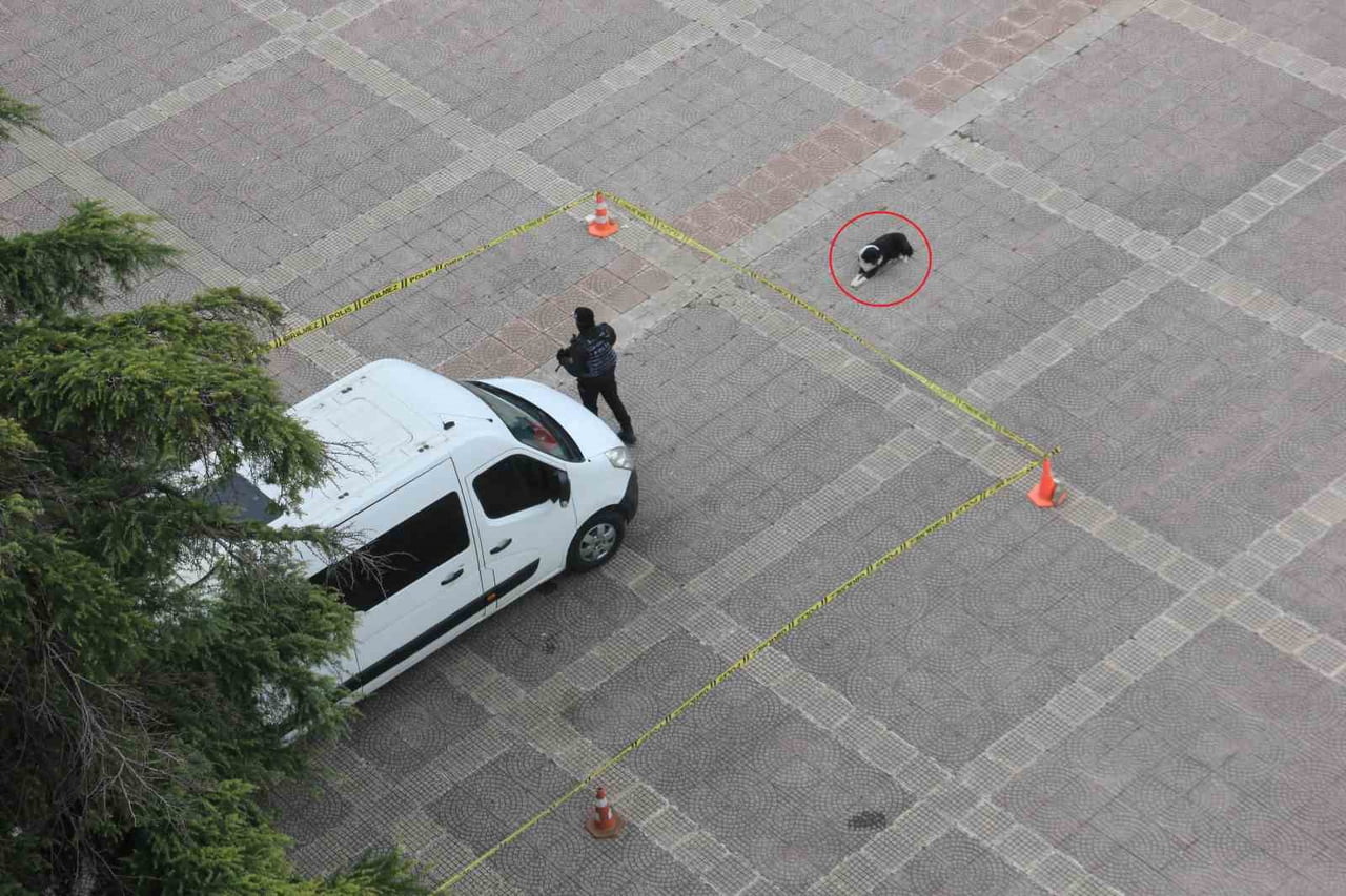 CUMHURİYET MEYDANI’NDA GÖREV YAPAN POLİS EKİPLERİNİN GÜVENLİK AMACIYLA ŞERİT ÇEKTİĞİ ALANDA DİKKAT...