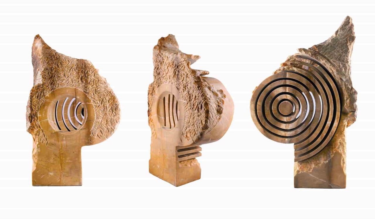 DENİZLİ’DE ÇALIŞMALARINI SÜRDÜREN ÖĞRETİM GÖREVLİSİ AHMET ÖZER’İN "DÖNGÜ" ADLI HEYKEL ÇALIŞMASI, ...