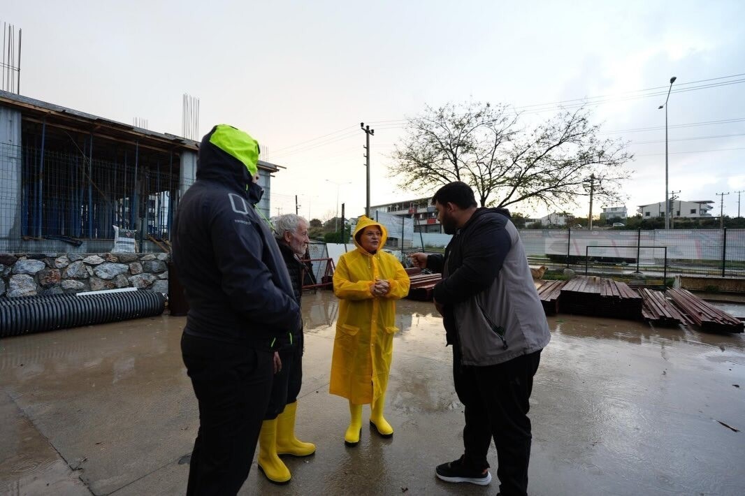 DİDİM BELEDİYESİ AŞIRI YAĞIŞ SONRASI TEYAKKUZ HALİNDE