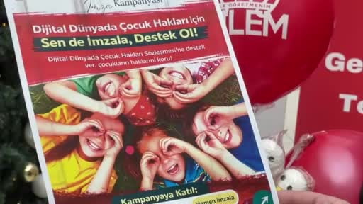 Dijital dünyada çocuk haklarına destek için Erzurum’da imza kampanyası