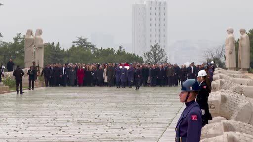 Dışişleri Bakanı Hakan Fidan, 16. Büyükelçiler Konferansı'nın resmi açılış töreni öncesi Türk...