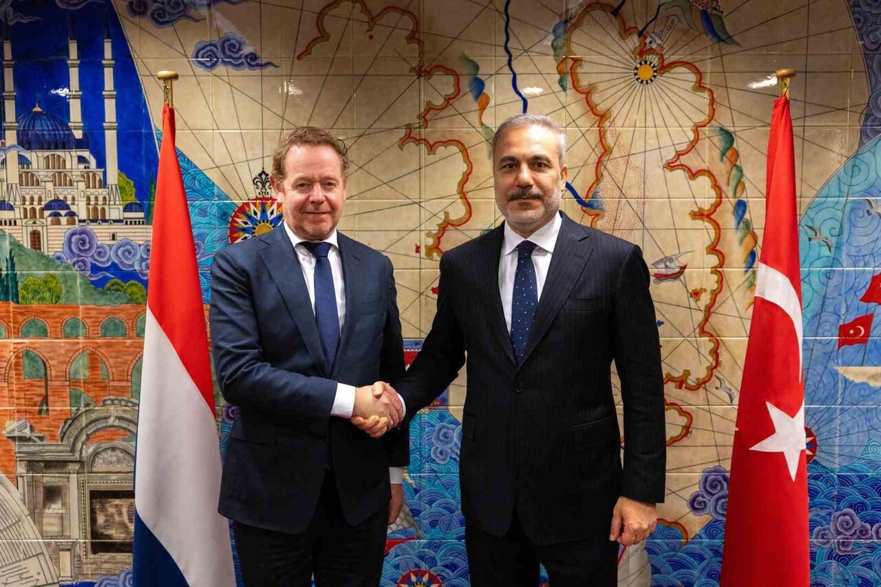 DIŞİŞLERİ BAKANI HAKAN FİDAN, HOLLANDA DIŞİŞLERİ BAKANI DAVİD VAN WEEL İLE BİR ARAYA...