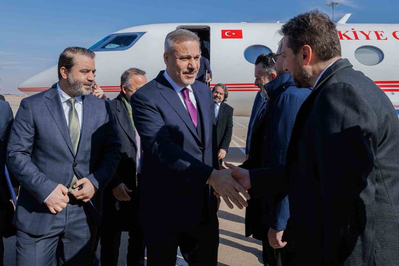 DIŞİŞLERİ BAKANI HAKAN FİDAN, MİLLİ SAVUNMA BAKANI YAŞAR GÜLER VE MİT BAŞKANI İBRAHİM KALIN İLE...