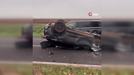 Diyarbakır'da otomobil takla attı: 1 yaralı