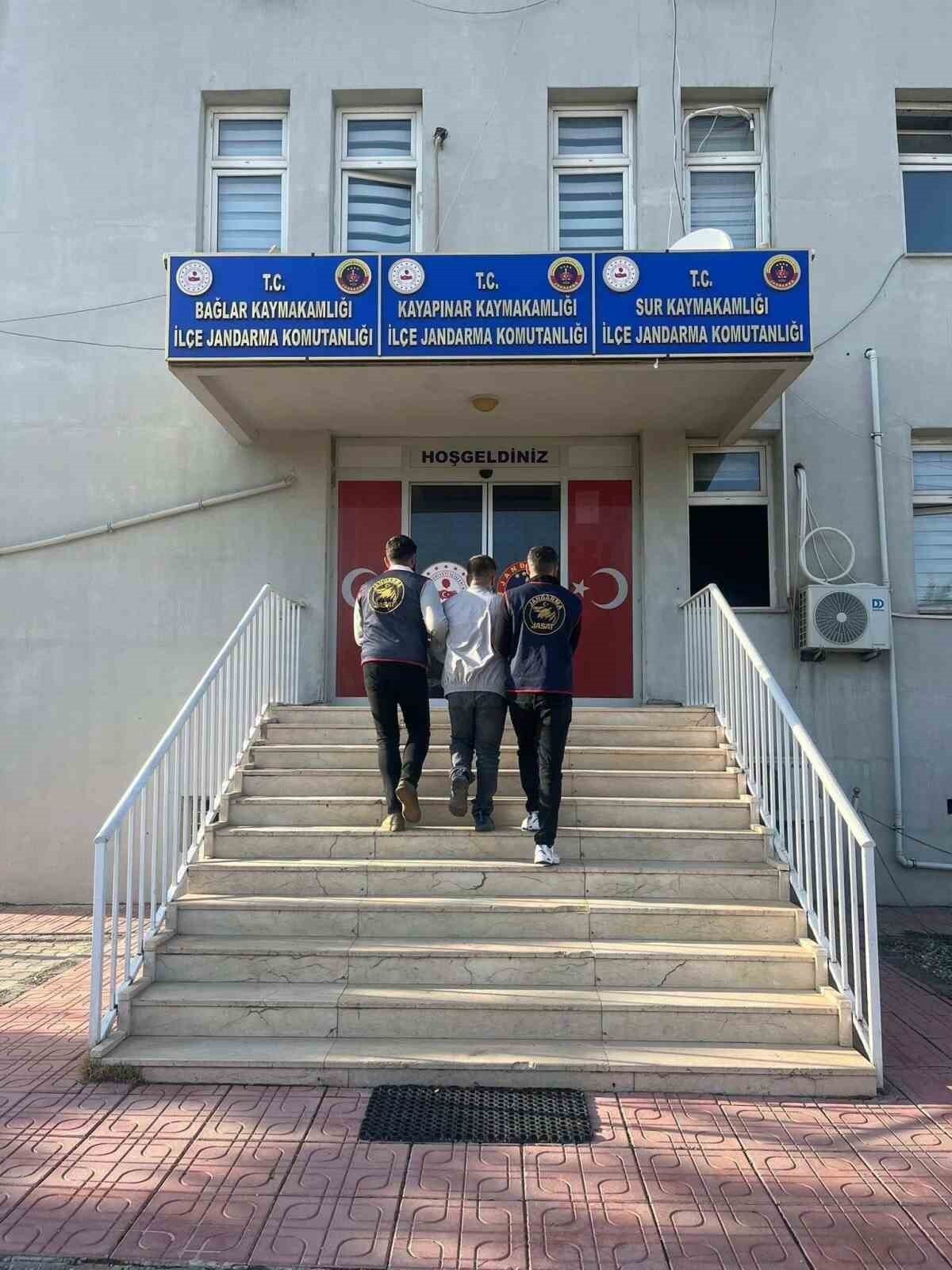 DİYARBAKIR’DA JANDARMA EKİPLERİNCE DÜZENLENEN OPERASYONLARDA HAKLARINDA KESİNLEŞMİŞ HAPİS CEZASI...