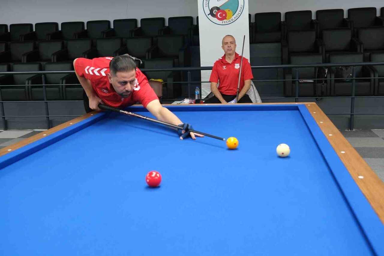 DİYARBAKIR’IN YENİŞEHİR İLÇE BELEDİYESİ SPOR KULÜBÜ BİLARDO TAKIMI, TÜRKİYE BİLARDO FEDERASYONUNUN...