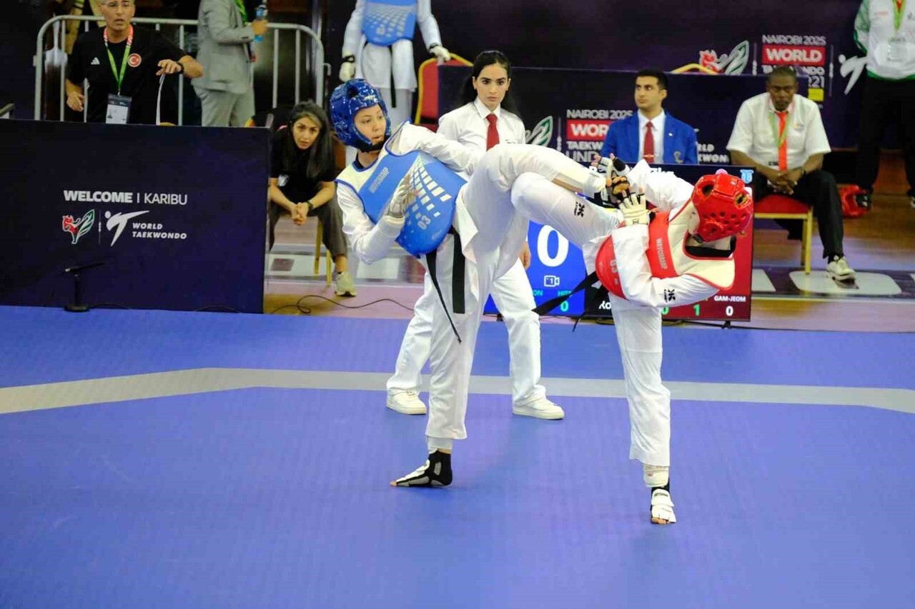 DÜNYA ÜMİTLER TAEKWONDO ŞAMPİYONASI’NIN ÜÇÜNCÜ GÜNÜNDE MİLLİ SPORCULAR ÖMER FURKAN KÖRPE VE SILA...