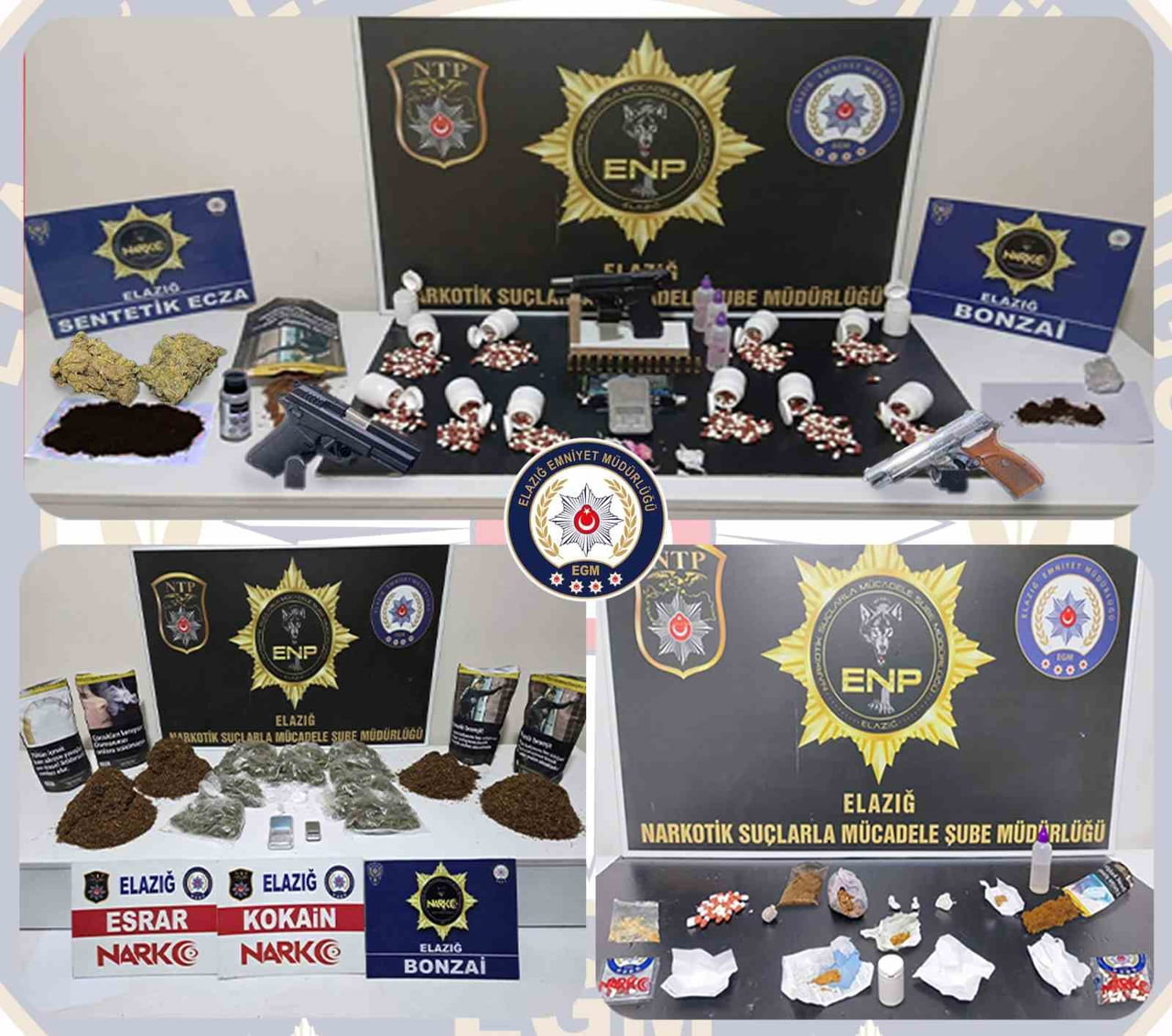 ELAZIĞDA UYUŞTURUCUYLA MÜCADELE