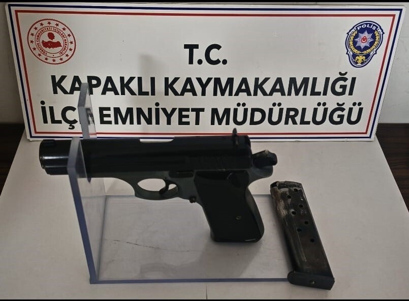 ELE GEÇİRİLEN RUHSATSIZ SİLAH