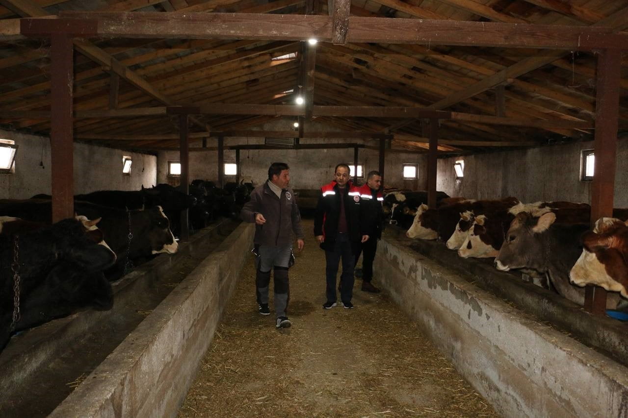 ERZİNCAN TARIM VE ORMAN İL MÜDÜRÜ ALPER KOÇAKER, ÜZÜMLÜ İLÇESİNDE GERÇEKLEŞTİRDİĞİ İŞLETME...