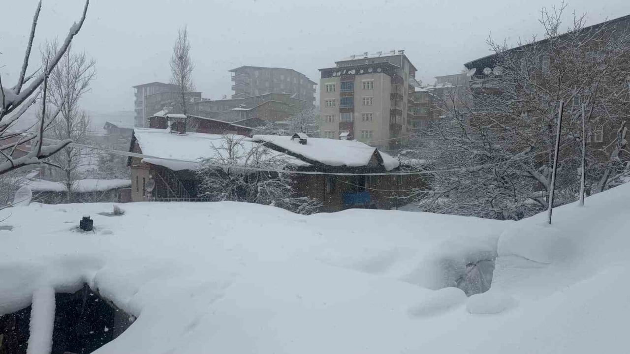HAKKARİ’DE BELİRLİ ARALIKLARLA ETKİSİNİ SÜRDÜREN KAR YAĞIŞI VE FIRTINA, GÜNLÜK YAŞAMI OLUMSUZ...