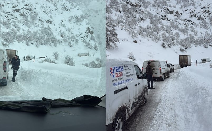 HAKKARİ’NİN ŞEMDİNLİ VE YÜKSEKOVA İLÇELERİNDE İKİ GÜNDÜR ETKİLİ OLAN YOĞUN KAR YAĞIŞI VE TİPİ...