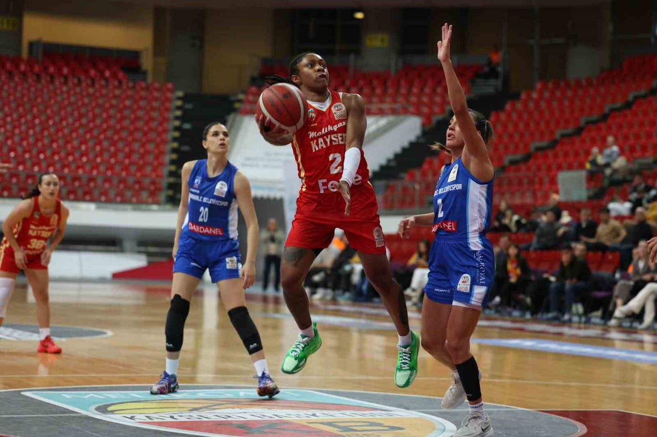 HALKBANK KADINLAR BASKETBOL SÜPER LİGİ 12. HAFTASINDA MELİKGAZİ KAYSERİ BASKETBOL, SAHASINDA...