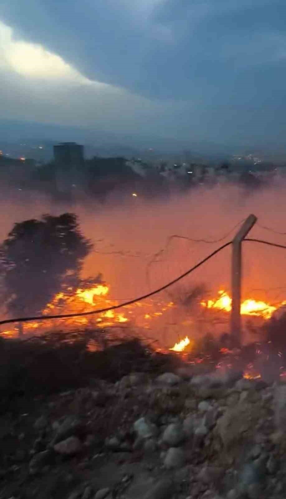 HATAY (İHA) - HATAY'IN İSKENDERUN İLÇESİNDE OTLUK ALANDA ÇIKAN YANGIN, ORMAN İŞLETME MÜDÜRLÜĞÜ...