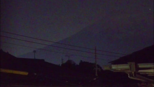 Japonya’nın simgelerinden olan Fuji Dağı’nın semalarında alev topu şeklinde meteor gözlendi....