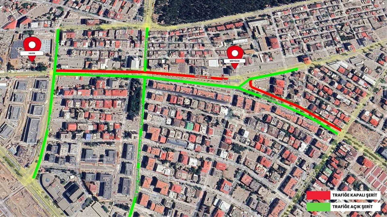 KAHRAMANMARAŞ BÜYÜKŞEHİR BELEDİYESİ, TRABZON BULVARI GERÇEKLEŞTİRİLECEK ALT VE ÜSTYAPI İMALATLARI...