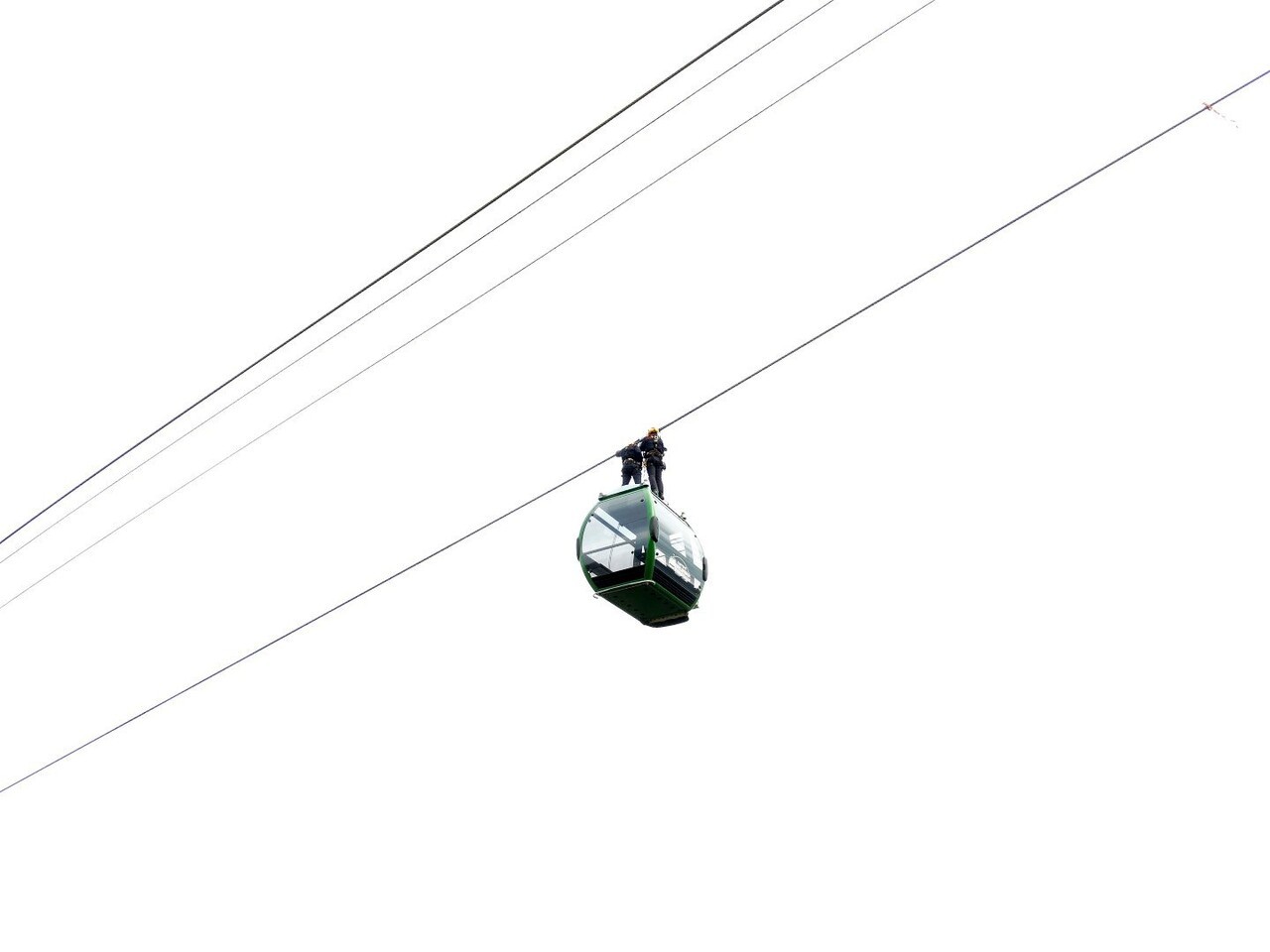 KARTEPE'YE ULAŞIMI SAĞLAYAN TELEFERİK HATTINDA, İLGİLİ KURUMLARIN KATILIMIYLA KURTARMA TATBİKATI...