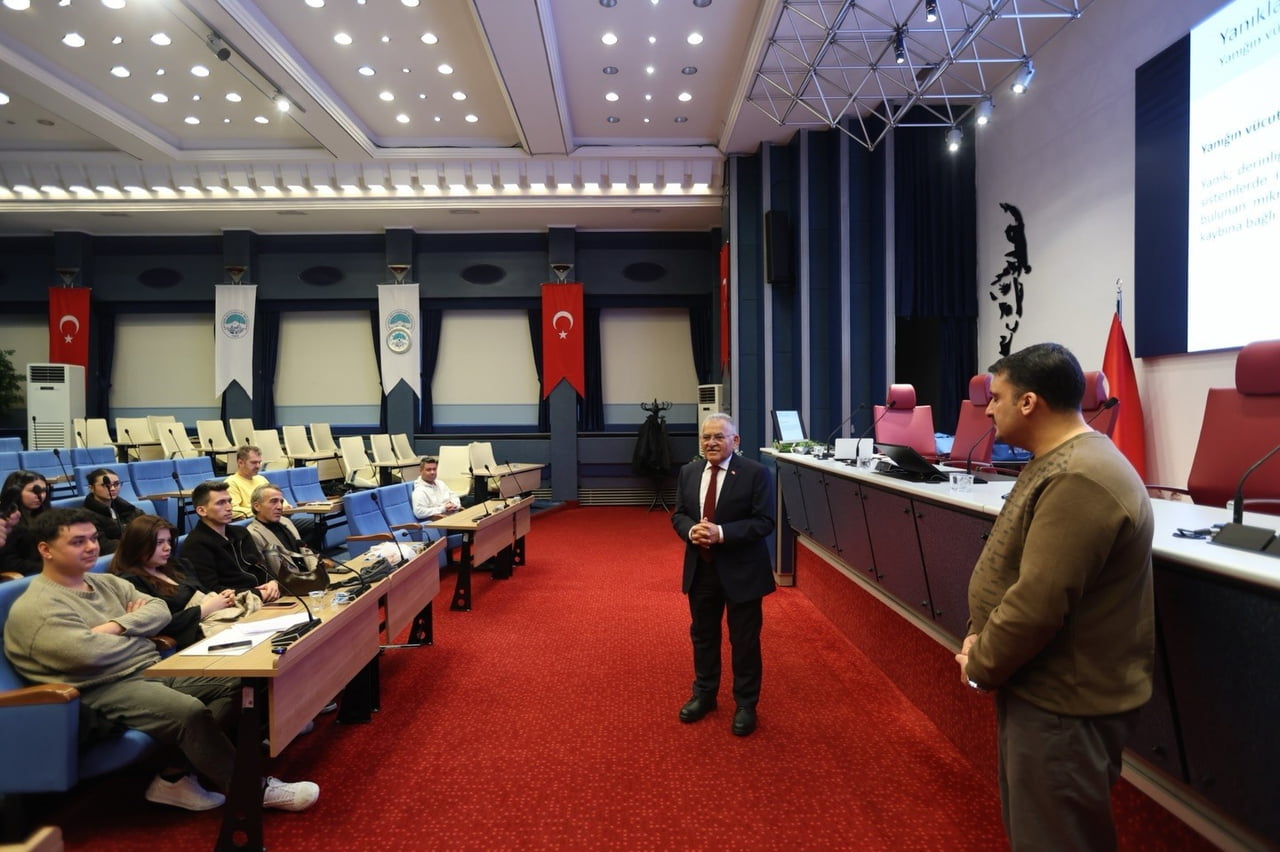 KAYSERİ BÜYÜKŞEHİR BELEDİYESİ AFET İŞLERİ VE RİSK YÖNETİMİ DAİRE BAŞKANLIĞI TARAFINDAN DÜZENLENEN...