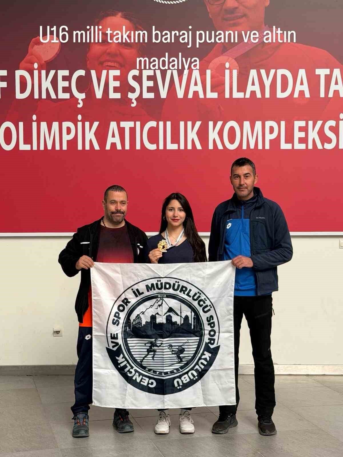 KAYSERİLİ SPORCU HALE DERYA EROĞLU; HAVALI SİLAHLAR AVRUPA ŞAMPİYONASI MİLLİ TAKIM SEÇMESİNDE U16...