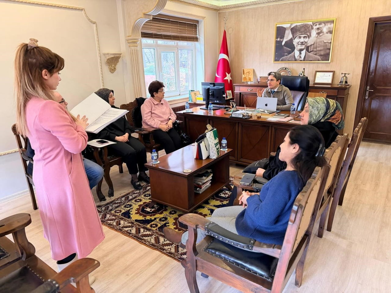 KEMALİYE KAYMAKAMI EMİRHAN ARIKAN BAŞKANLIĞINDA GERÇEKLEŞTİRİLEN TOPLANTIDA, "GAZENNE KUMAŞININ...