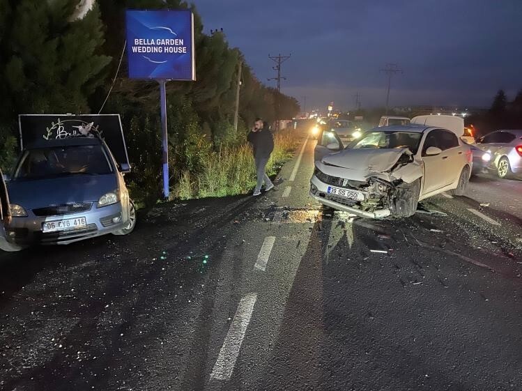 KIRKLARELİ'NDE KAZA