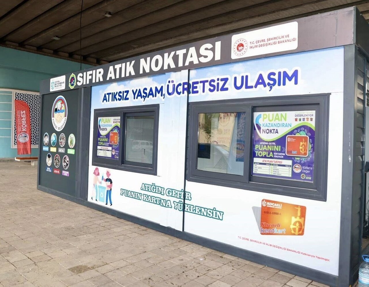KÖRFEZ BELEDİYESİ TARAFINDAN HİZMETE SUNULAN SIFIR ATIK NOKTASINDA, BİR AYDA TOPLANAN 2 BİN 260...