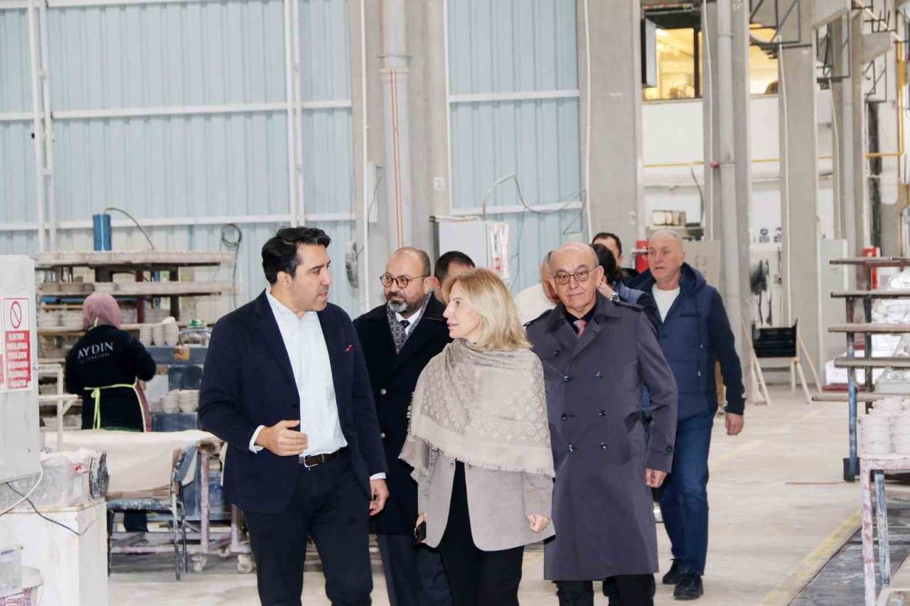 KUTSO YÖNETİM KURULU’NDAN KÜTAHYA OSB YATIRIMCISINA ZİYARET