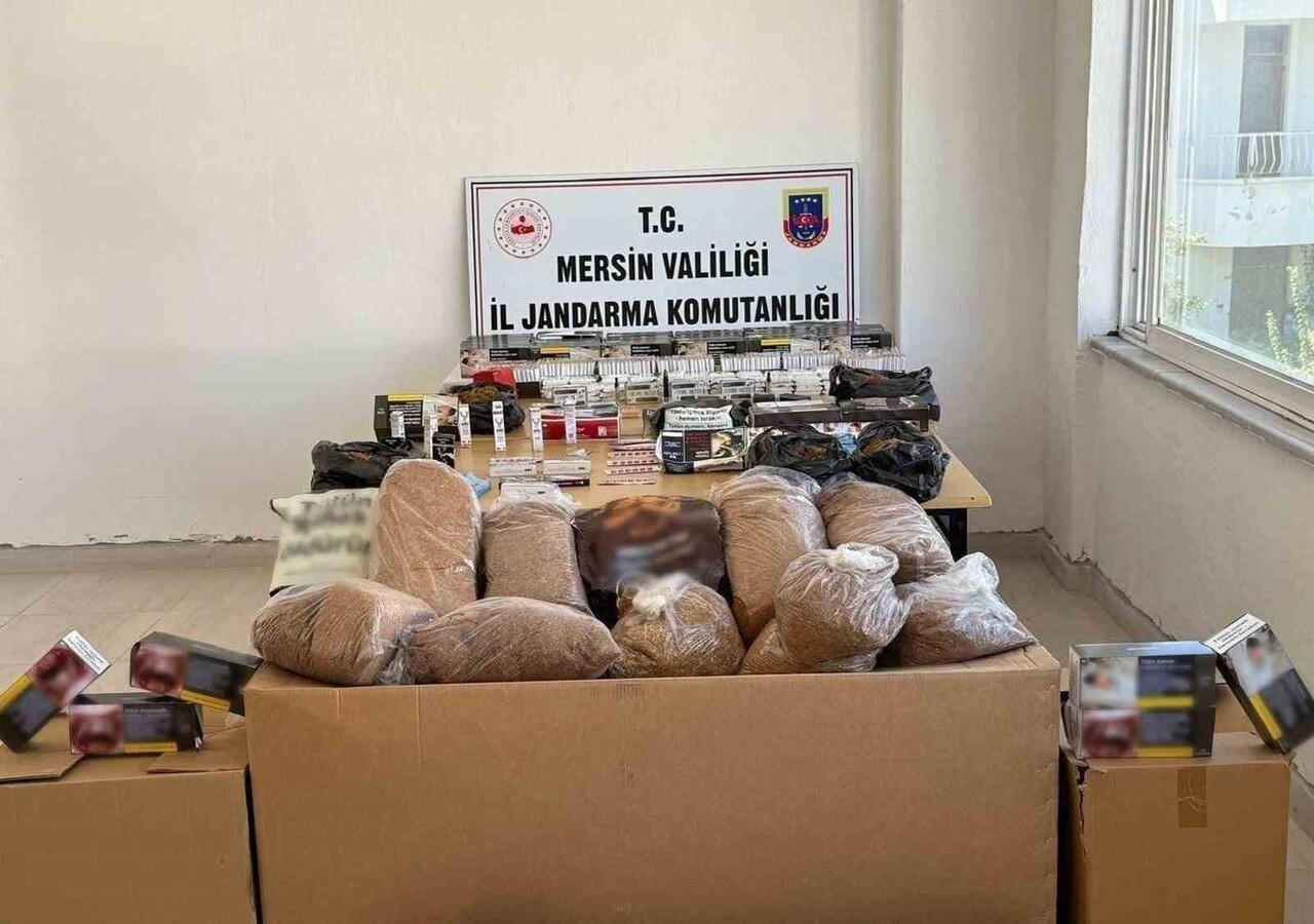 MERSİN'DE SİGARA KAÇAKÇILIĞIYLA MÜCADELE KAPSAMINDA SİLİFKE VE BOZYAZI İLÇELERİNDE DÜZENLENEN EŞ...