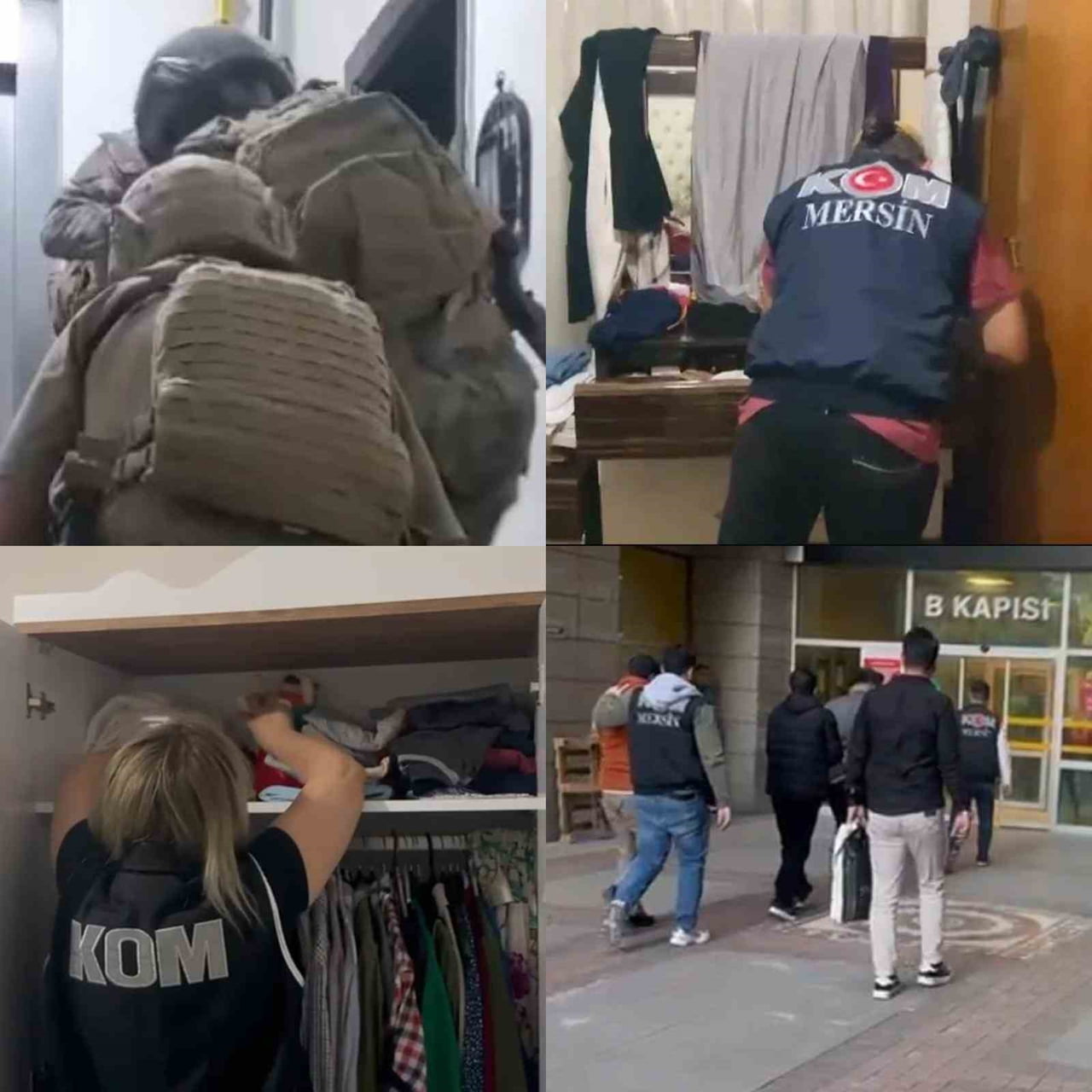 MERSİN'DE SİLAHLA KORKU VE BASKI OLUŞTURUP HARAÇ İSTEYEN SUÇ ÖRGÜTÜNE YÖNELİK DÜZENLENEN...