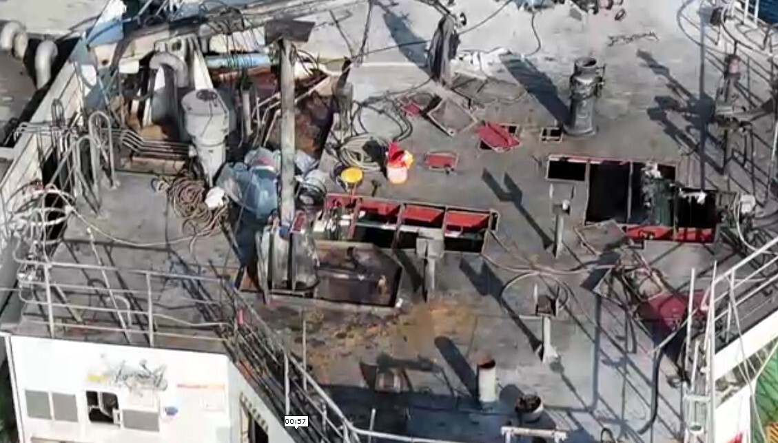 MIDVOLGA-2 ADLI TANKER, HASARININ ARDINDAN KENDİ MAKİNE GÜCÜYLE ULAŞTIĞI SİNOP AÇIKLARINDA TAMİR...